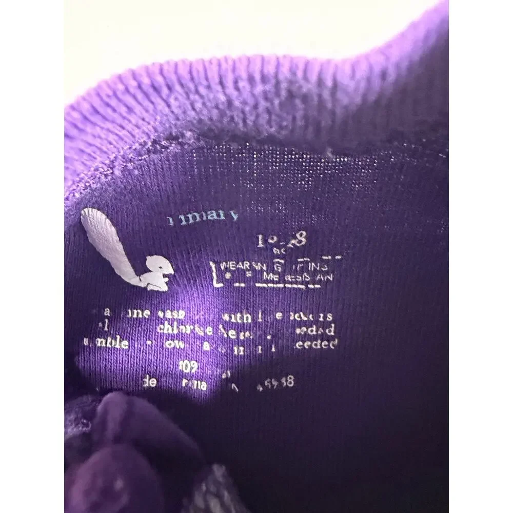 Primary Solid Purple Zip One-Piece Sleeper Pajamas Size 12–18 Months